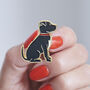 Staffie Christmas Dog Pin, thumbnail 3 of 3