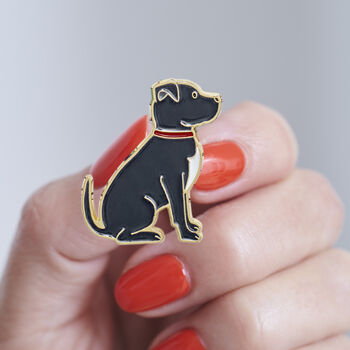 Staffie Christmas Dog Pin, 3 of 3