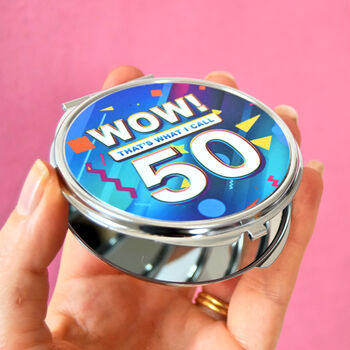 Compact Mirror 50th Birthday Gift, 3 of 3