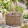 Wicker Bottle And Glass Holder, thumbnail 1 of 4
