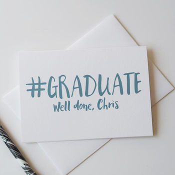 Personalised Congratulations Graduation Card By Sweetlove Press