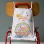 Personalised Noah’s Ark Drawstring Bag – Kids’ Toy Or Nursery Bag, thumbnail 1 of 4