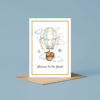 Young Fawn New Baby Card, 2 of 5