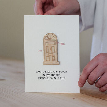 Personalised Congratulations New Home Card, 2 of 6