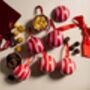 Refillable Scandi Bauble Duo With Chocolate Truffles, thumbnail 5 of 8
