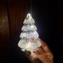 Light Up Little Glass Christmas Tree, thumbnail 1 of 6