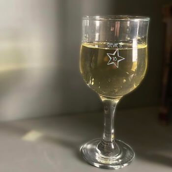 Personalised 18th Birthday Gift Wine Glass, 4 of 5