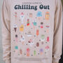Chilling Out Men's Ice Cream Guide Sweatshirt, thumbnail 1 of 4