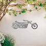 Motorbike Metal Wall Art Gift For Outdoor Garden Decor Enthusiasts, thumbnail 6 of 9