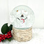 Christmas Snowy Globe With Snowman, thumbnail 1 of 2