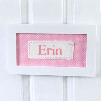 Handmade Baby Name Nursery Door Sign, 3 of 3