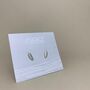 Sterling Silver Feather Stud Earrings, thumbnail 2 of 3