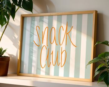 Snack Club Art Print, 9 of 12