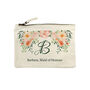 Monogrammed Floral Makeup Bag, thumbnail 11 of 12