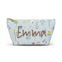 Personalised Floral Make Up Or Toiletry Bag, thumbnail 5 of 7