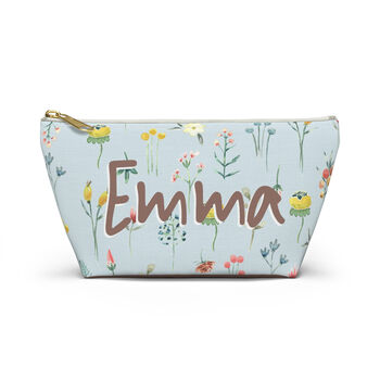 Personalised Floral Make Up Or Toiletry Bag, 5 of 7