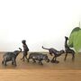 Miniature Bronze Elephant Sculpture 8th Anniversary, thumbnail 6 of 12