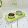 Dog / Cat Wooden Feeding Station With Ceramic Bowls, thumbnail 4 of 12