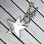 Star Leather Keyring, thumbnail 1 of 4