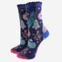 Women's Bamboo Socks Gift Box Festive Decorations, thumbnail 2 of 4