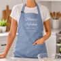 Personalised Made With Love Cotton Apron, thumbnail 1 of 11