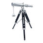 Personalised Chrome Telescope With Black Wooden Tripod, thumbnail 1 of 11