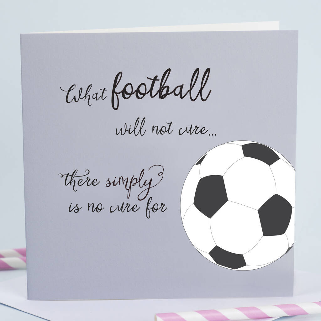 Football Birthday/Father's Day Card, 1 of 2
