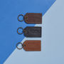 Anniversary Leather Key Ring, thumbnail 2 of 3