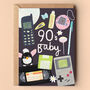 90's Baby Birthday Card, thumbnail 1 of 2