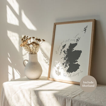 'Your Feet May Leave' Scottish Print, 4 of 4