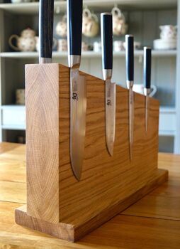Magnetic Wooden Knife Stand, 4 of 5