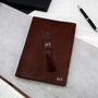 Personalised Refillable Leather Journal And Pen Holder, thumbnail 2 of 9