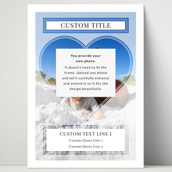 Best Uncle Personalised Photo Print Wall Art Gift For Uncle, 2 of 5