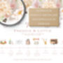 Wedding Order Of The Day Sign Boho Pampas Grass, thumbnail 3 of 10