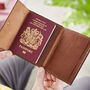 Personalised Leather Passport Travel Holder, thumbnail 4 of 4