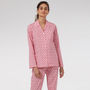 Cotton Pyjamas In Pink Solero Print, thumbnail 1 of 5