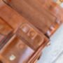 Top Grain Leather Briefcase Laptop Bag Mens, thumbnail 6 of 12