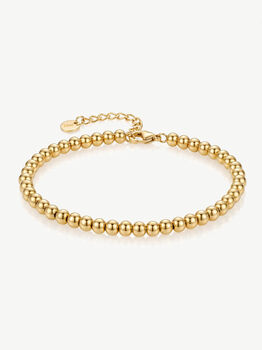 Women's Ball Chain Bracelet In 18k Gold, 6 of 8