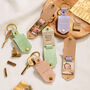 Personalised Metal Photo Keyring With Mint Leather Case, thumbnail 4 of 7