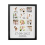 Personalised Special Date Black Multi Photo Frame Wedding Gift, thumbnail 4 of 4