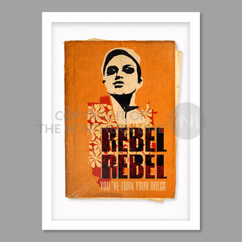 Rebel Rebel Music Poster Print, 5 of 5