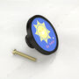 Nursery Knobs Night Time Drawer Door Cupboard Cabinet Handle Available In A Gold, Silver, Black And Antique Gold Base, thumbnail 6 of 9