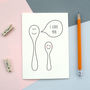 Big Spoon, Little Spoon Love Card, thumbnail 3 of 4