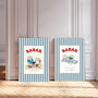 Set Of Two Babar Family Weekend Nursery Art Prints, thumbnail 1 of 6