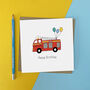Pack Of Five Vehicle Birthday Cards, thumbnail 4 of 6