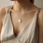 Personalized Sterling Silver Birth Flower Locket, thumbnail 2 of 9