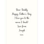 Personalised Father's Day Photo Frame Card Keepsake, thumbnail 2 of 3