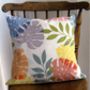 Hand Painted Monstera Leaves Cushion, thumbnail 4 of 4