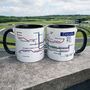 Metro Motor Racing Circuits Mug, thumbnail 1 of 6