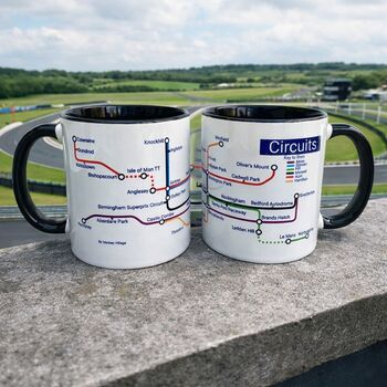 Metro Motor Racing Circuits Mug, 2 of 6